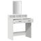 vidaXL Dressing Table with Drawers White 79x41x140 cm