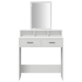 vidaXL Dressing Table with Drawers White 79x41x140 cm