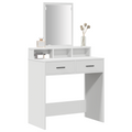 vidaXL Dressing Table with Drawers White 79x41x140 cm
