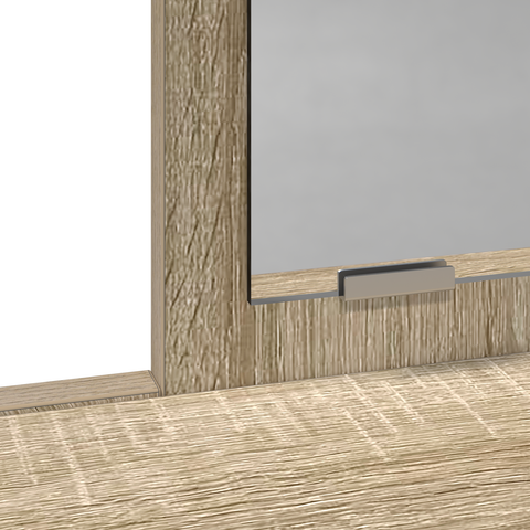 vidaXL Dressing Table with Drawers in Sonoma Oak - 79x41x140 cm