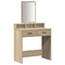 vidaXL Dressing Table with Drawers in Sonoma Oak - 79x41x140 cm