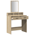 vidaXL Dressing Table with Drawers in Sonoma Oak - 79x41x140 cm