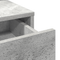 vidaXL Dressing Table with Drawers Concrete Grey 79x41x140 cm