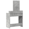 vidaXL Dressing Table with Drawers Concrete Grey 79x41x140 cm