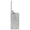vidaXL Dressing Table with Drawers Concrete Grey 79x41x140 cm