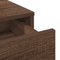 vidaXL Brown Oak Dressing Table with Drawers, 79x41x140 cm