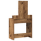 vidaXL Dressing Table with Drawers - Vintage Wood 79x41x140 cm