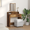 vidaXL Dressing Table with Drawers - Vintage Wood 79x41x140 cm