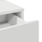 vidaXL White Dressing Table with Drawers, 100x41x140 cm