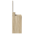 vidaXL Dressing Table with Drawers Sonoma Oak 100x41x140 cm