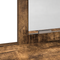 vidaXL Dressing Table with Drawers - Smoked Oak, 100x41x140 cm