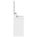 vidaXL Dressing Table with LED Lights White 50x41x140 cm