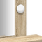 vidaXL Dressing Table with LED Lights - Sonoma Oak - 50x41x140 cm