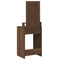 vidaXL Dressing Table with LED Lights Brown Oak 50x41x140 cm