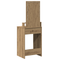 vidaXL Vanity Table with LED Lights - Artisan Oak, 50x41x140 cm