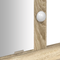 vidaXL Dressing Table with LED Lights - Sonoma Oak - 79x41x140 cm
