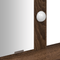 vidaXL Makeup Table with LED Lights in Brown Oak, 79x41x140 cm
