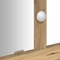 vidaXL Dressing Table with LED Lights Artisan Oak 79x41x140 cm