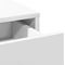 vidaXL Dressing Table White 100 x 41 x 140 cm Engineered wood