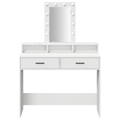 vidaXL Dressing Table White 100 x 41 x 140 cm Engineered wood