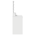 vidaXL Dressing Table White 100 x 41 x 140 cm Engineered wood