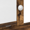 vidaXL Dressing Table with LED Lights Smoked Oak 100x41x140 cm