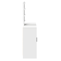 vidaXL Dressing Table with LED Lights White 102x33x135 cm
