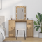 vidaXL Dressing Table with LED Lights Artisan Oak 102x33x135 cm