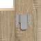 vidaXL Wall Hanging Dressing Table Sonoma Oak 60x40x70 cm