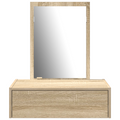 vidaXL Wall Hanging Dressing Table Sonoma Oak 60x40x70 cm