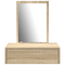 vidaXL Wall Hanging Dressing Table Sonoma Oak 60x40x70 cm