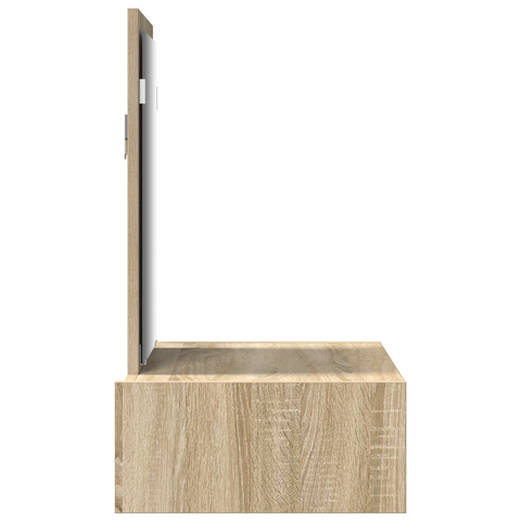 vidaXL Wall Hanging Dressing Table Sonoma Oak 60x40x70 cm