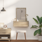 vidaXL Wall Hanging Dressing Table Sonoma Oak 60x40x70 cm