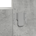 vidaXL Wall Hanging Dressing Table Concrete Grey 60x40x70 cm