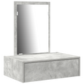 vidaXL Wall Hanging Dressing Table Concrete Grey 60x40x70 cm