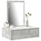 vidaXL Wall Hanging Dressing Table Concrete Grey 60x40x70 cm