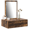 vidaXL Wall Mounted Dressing Table Smoked Oak 60x40x70 cm