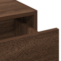 vidaXL Wall Hanging Dressing Table Brown Oak 60x40x70 cm