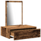 vidaXL Wall Hanging Dressing Table Old Wood 60x40x70 cm