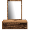 vidaXL Wall Hanging Dressing Table Old Wood 60x40x70 cm