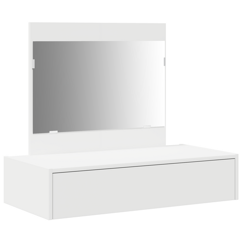 vidaXL Wall Hanging Dressing Table White 83x40x70 cm