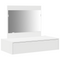 vidaXL Wall Hanging Dressing Table White 83x40x70 cm