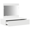 vidaXL Wall Hanging Dressing Table White 83x40x70 cm