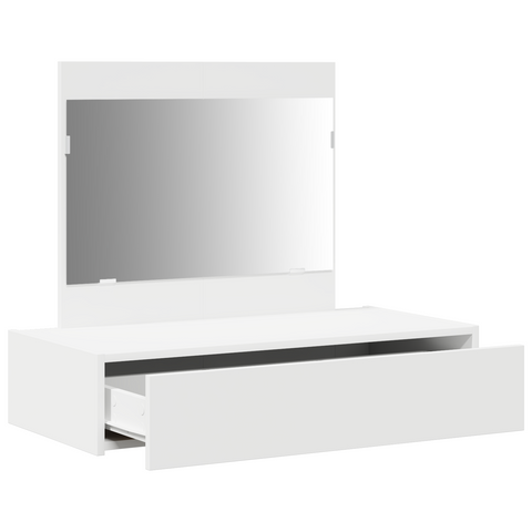 vidaXL Wall Hanging Dressing Table White 83x40x70 cm