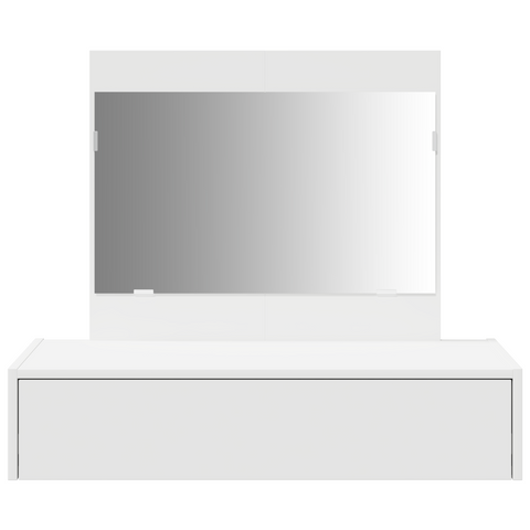 vidaXL Wall Hanging Dressing Table White 83x40x70 cm