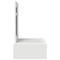 vidaXL Wall Hanging Dressing Table White 83x40x70 cm