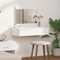 vidaXL Wall Hanging Dressing Table White 83x40x70 cm
