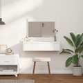 vidaXL Wall Hanging Dressing Table White 83x40x70 cm