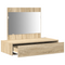 vidaXL Wall Hanging Dressing Table Sonoma Oak 83x40x70 cm