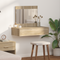 vidaXL Wall Hanging Dressing Table Sonoma Oak 83x40x70 cm